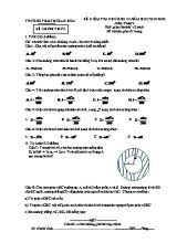 Đề kiểm tra Chương III môn Toán Lớp 9 - Năm học 2019-2020 - Trường TH và THCS An Hòa